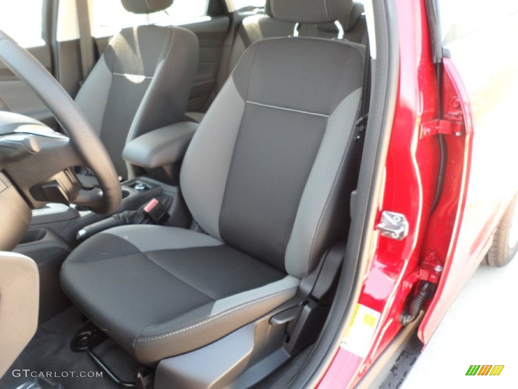 Charcoal Black Interior 2012 Ford Focus SE SFE Sedan Photo #54955066