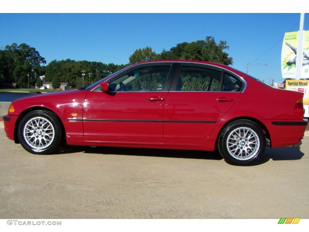 1999 3 Series 328i Sedan - Bright Red / Sand photo #8