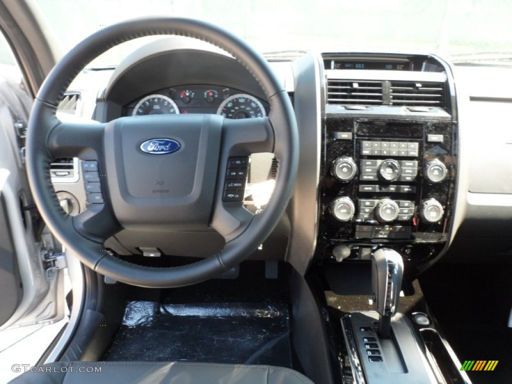 2012 Ford Escape Limited V6 Charcoal Black Dashboard Photo #54955417