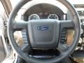 Charcoal Black 2012 Ford Escape Limited V6 Steering Wheel