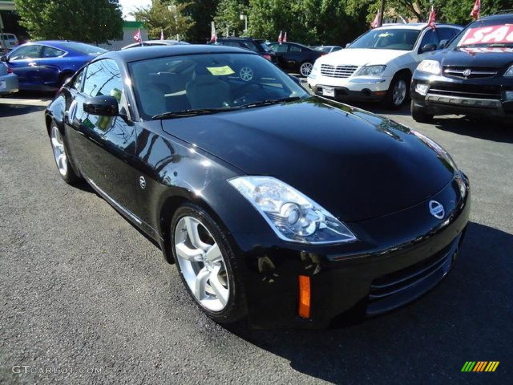 2007 350Z Touring Coupe - Magnetic Black Pearl / Frost photo #1