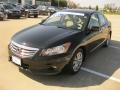 2011 Crystal Black Pearl Honda Accord EX-L V6 Sedan  photo #2