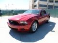 2012 Red Candy Metallic Ford Mustang V6 Coupe  photo #7