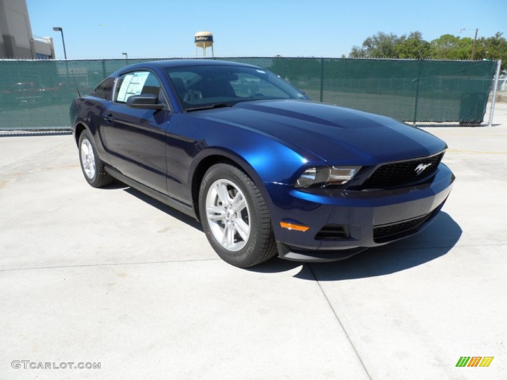 2012 Mustang V6 Coupe - Kona Blue Metallic / Charcoal Black photo #1