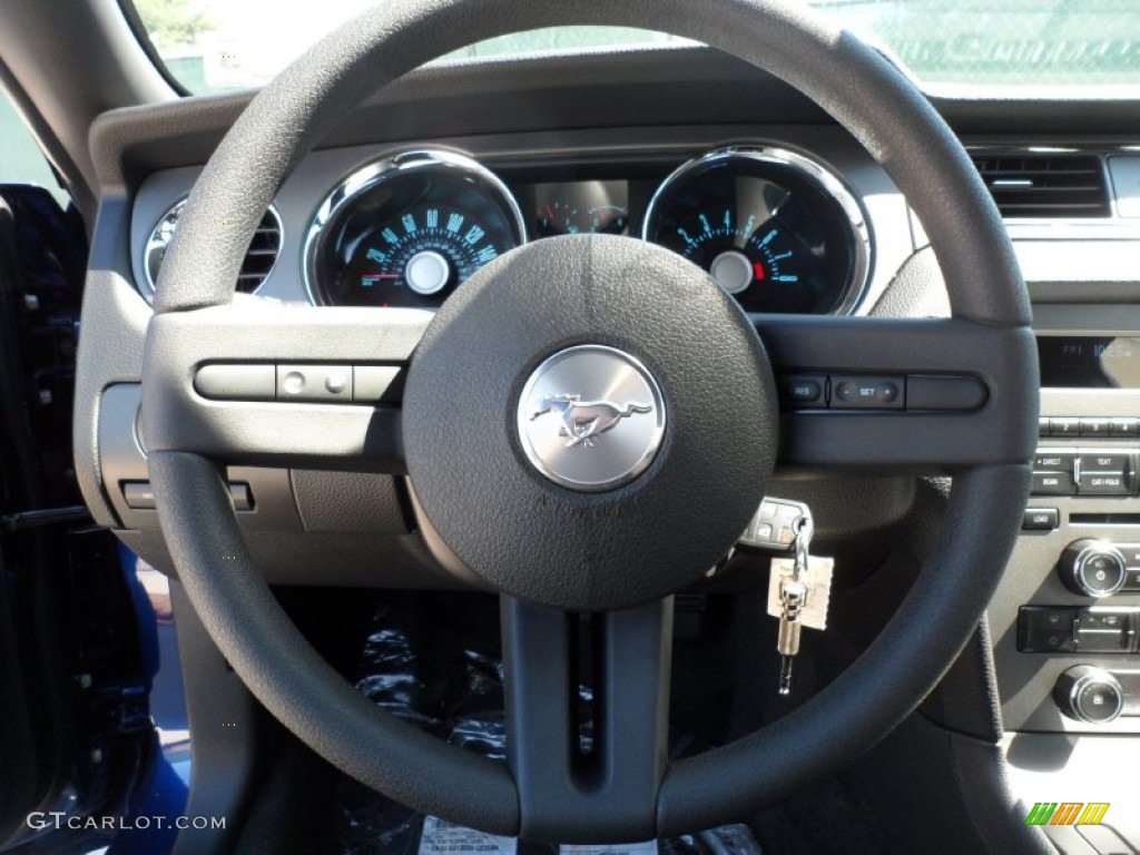 2012 Mustang V6 Coupe - Kona Blue Metallic / Charcoal Black photo #28