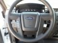 Steel Gray 2011 Ford F150 XL SuperCab Steering Wheel