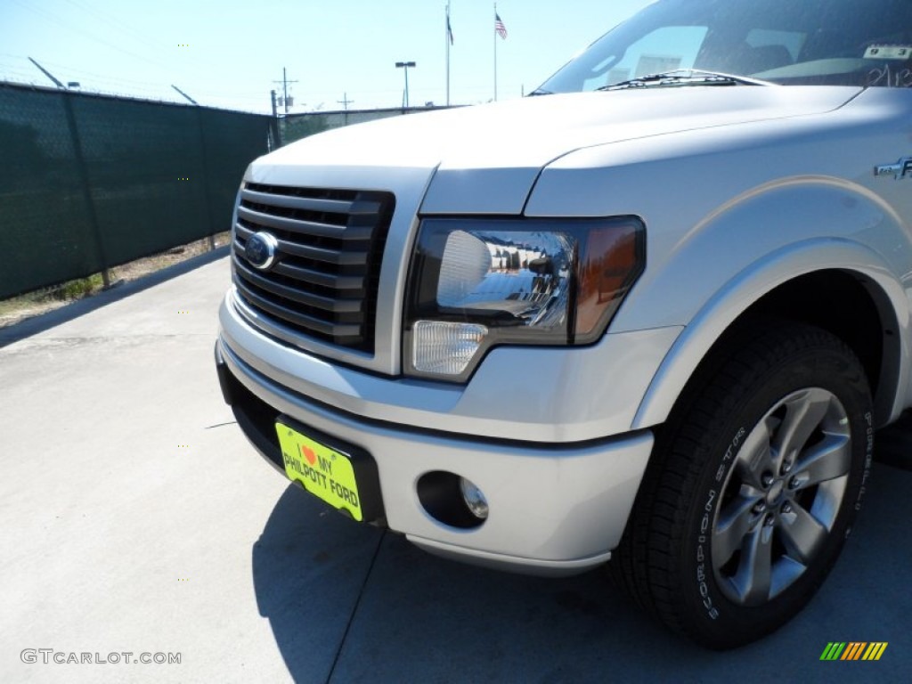 2011 F150 FX2 SuperCrew - Ingot Silver Metallic / Black photo #10