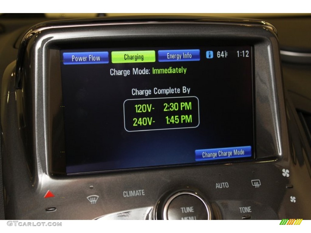 2012 Chevrolet Volt Hatchback Controls Photo #54958639