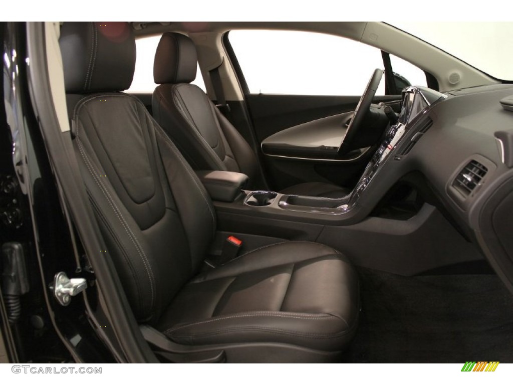 Jet Black/Dark Accents Interior 2012 Chevrolet Volt Hatchback Photo #54958665