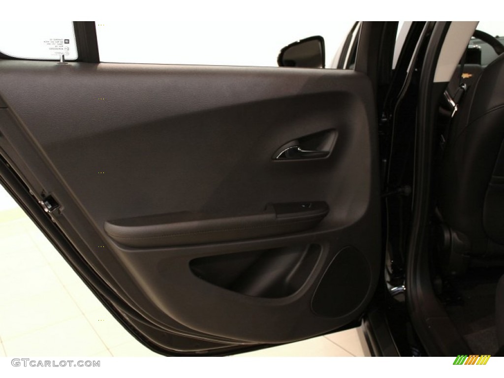 2012 Chevrolet Volt Hatchback Jet Black/Dark Accents Door Panel Photo #54958684