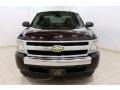 2008 Dark Cherry Metallic Chevrolet Silverado 1500 LT Extended Cab 4x4  photo #2