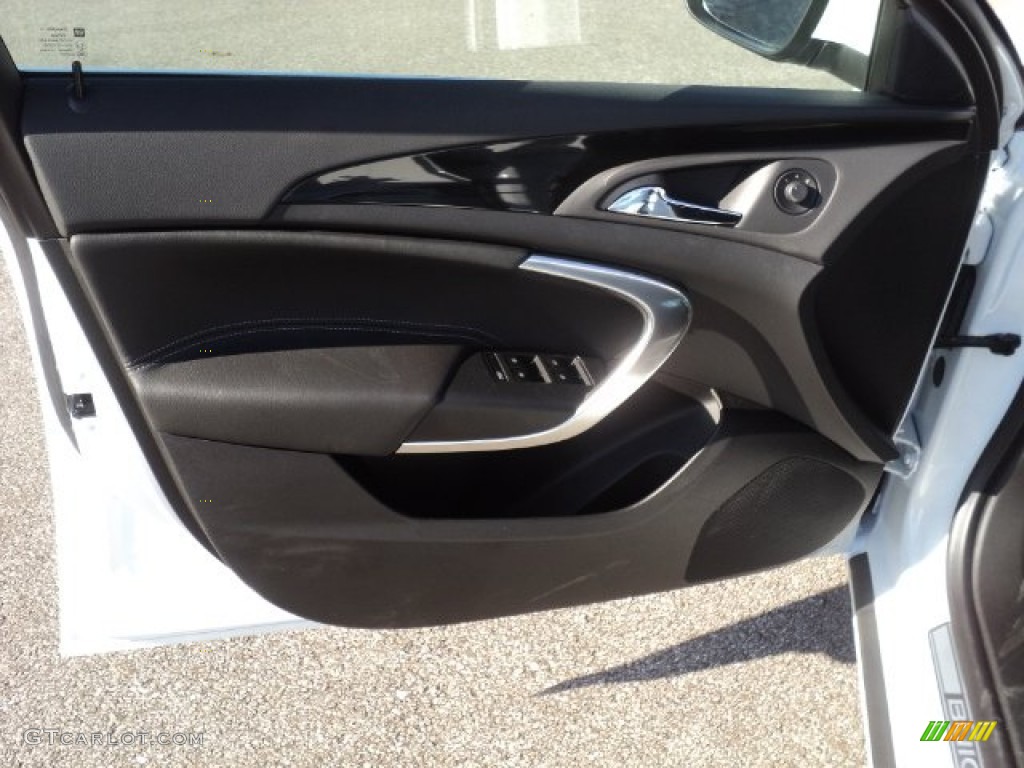 2011 Buick Regal CXL Ebony Door Panel Photo #54959836