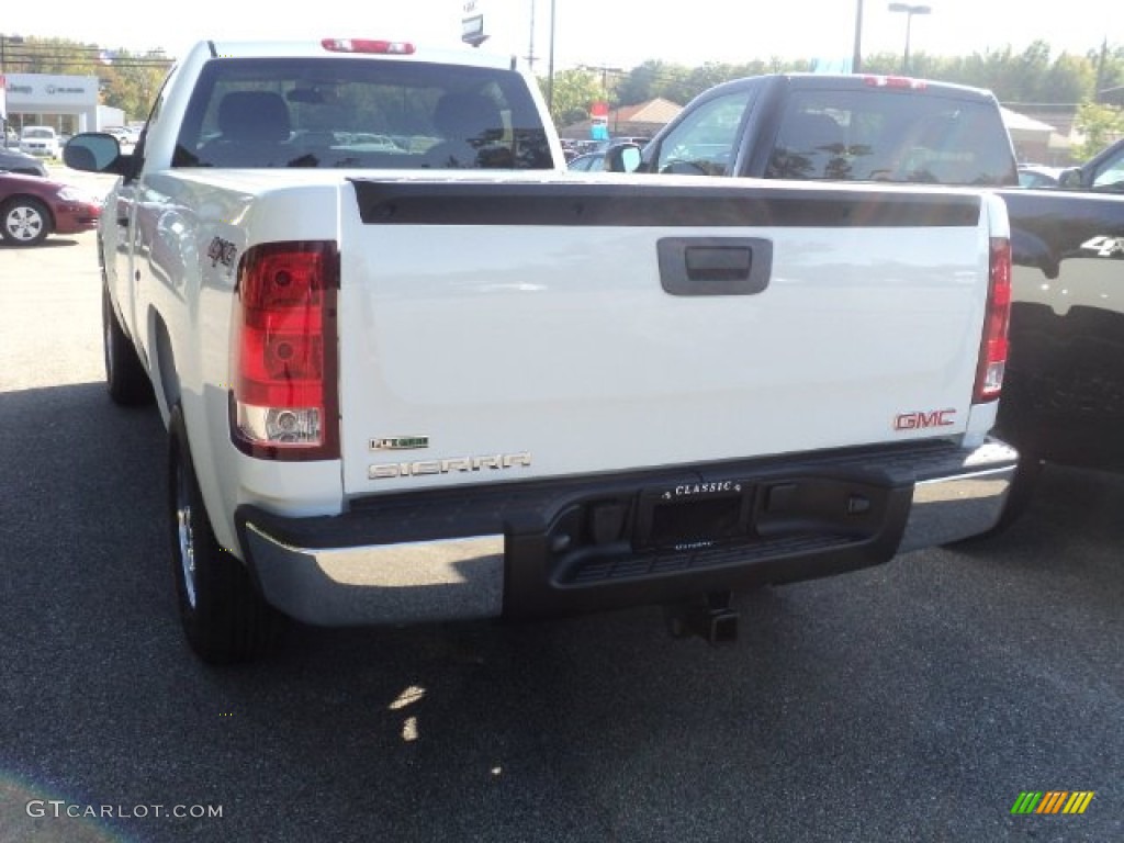 2012 Sierra 1500 Regular Cab 4x4 - Summit White / Dark Titanium photo #4