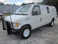 Oxford White 2001 Ford E Series Van E350 Super Duty Armored Van Exterior