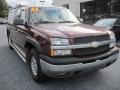 2003 Dark Carmine Red Metallic Chevrolet Silverado 1500 LS Extended Cab 4x4  photo #2