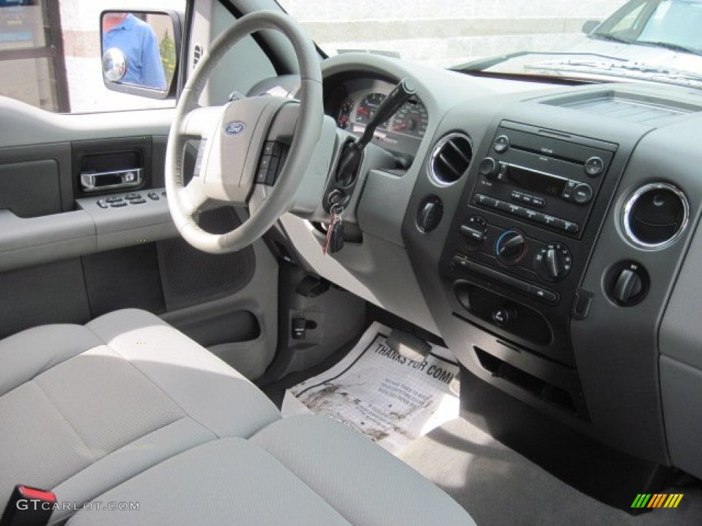 2005 F150 XLT SuperCab 4x4 - Dark Toreador Red Metallic / Medium Flint Grey photo #7