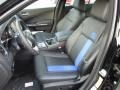 2011 Dodge Charger Black/Mopar Blue Interior Front Seat Photo