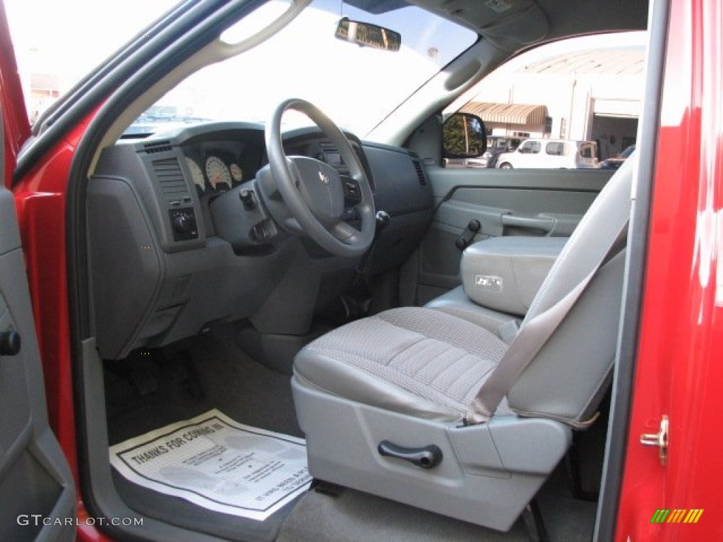 2006 Ram 1500 ST Regular Cab - Flame Red / Medium Slate Gray photo #5