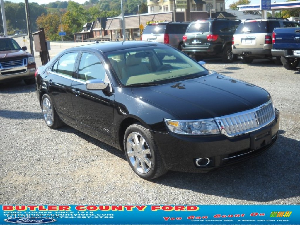 2008 MKZ AWD Sedan - Black / Sand photo #17