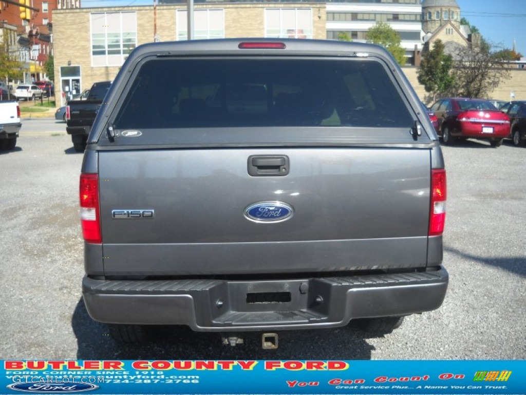 2005 F150 FX4 SuperCab 4x4 - Dark Shadow Grey Metallic / Medium Flint/Dark Flint Grey photo #3