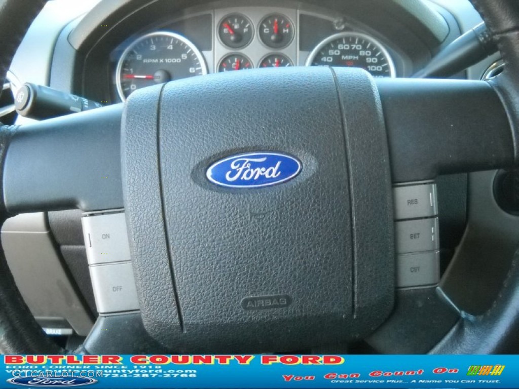 2005 F150 FX4 SuperCab 4x4 - Dark Shadow Grey Metallic / Medium Flint/Dark Flint Grey photo #24