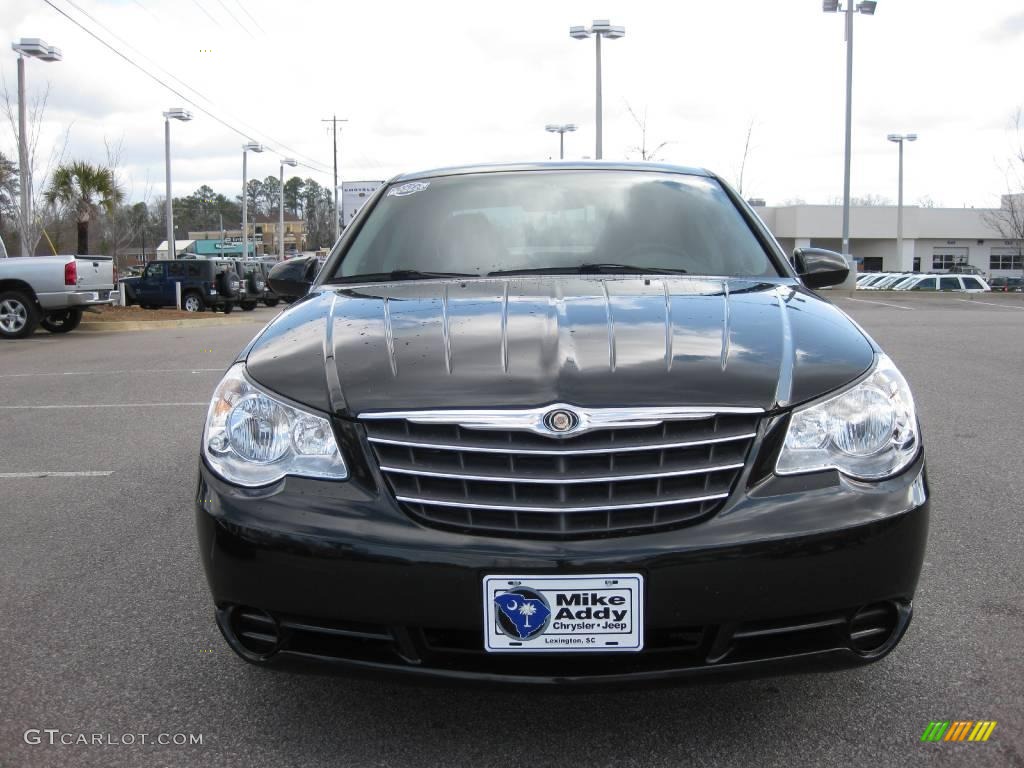 2007 Sebring Touring Sedan - Brilliant Black Crystal Pearl / Dark Khaki/Light Graystone photo #21