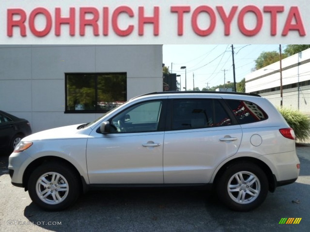 2011 Santa Fe GLS - Moonstone Silver / Gray photo #1