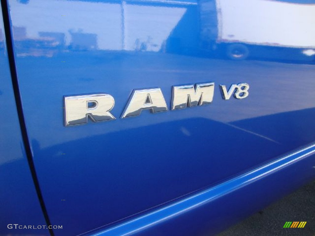 2008 Ram 1500 Big Horn Edition Quad Cab - Electric Blue Pearl / Medium Slate Gray photo #29