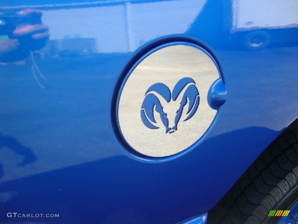 2008 Ram 1500 Big Horn Edition Quad Cab - Electric Blue Pearl / Medium Slate Gray photo #30