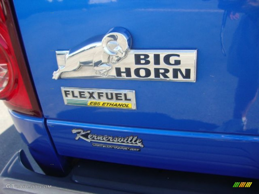 2008 Ram 1500 Big Horn Edition Quad Cab - Electric Blue Pearl / Medium Slate Gray photo #31