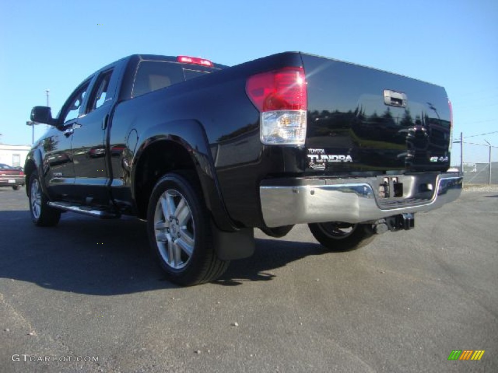 2010 Tundra Limited Double Cab 4x4 - Black / Red Rock photo #5