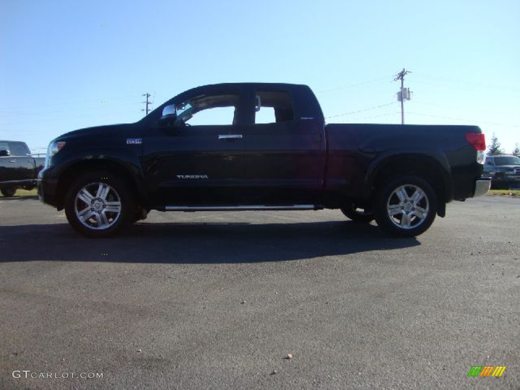 2010 Tundra Limited Double Cab 4x4 - Black / Red Rock photo #6