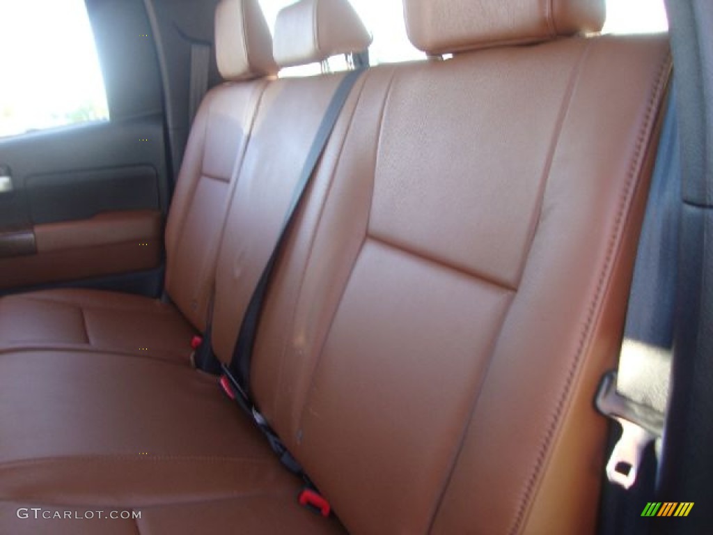 Red Rock Interior 2010 Toyota Tundra Limited Double Cab 4x4 Photo #54965647