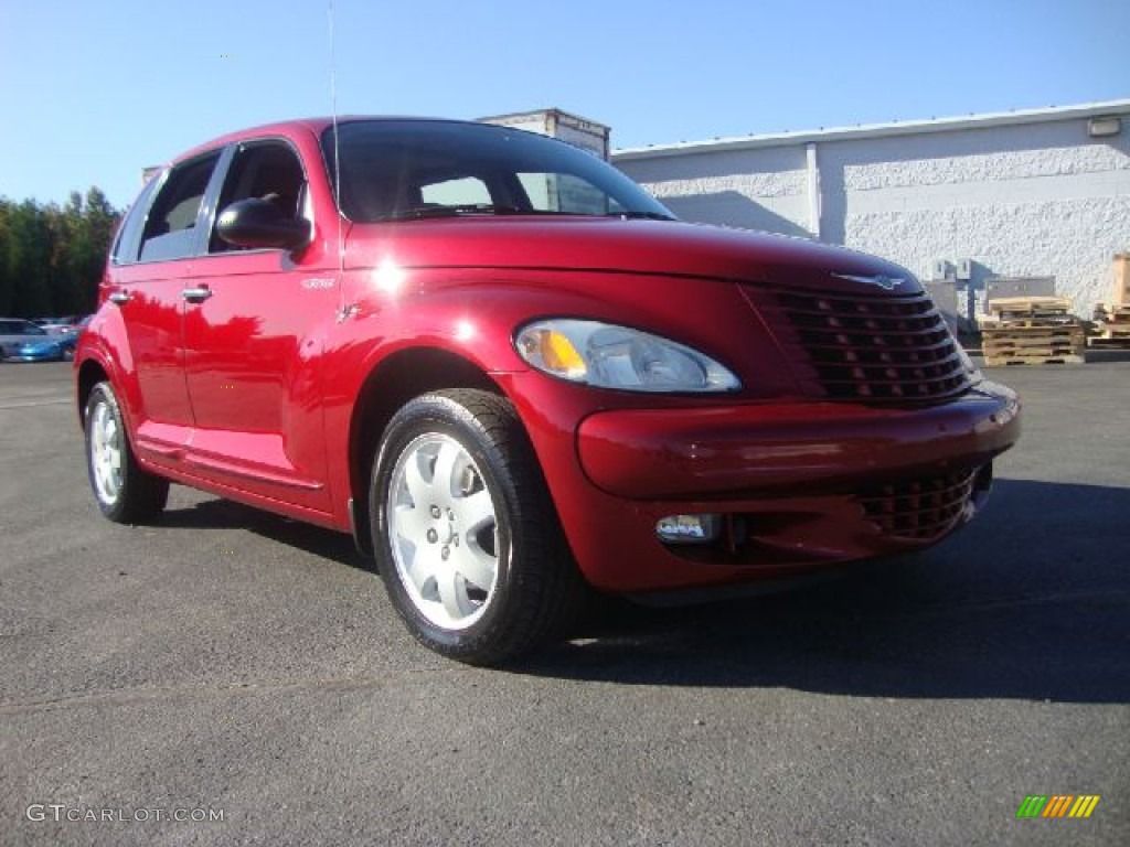 2005 PT Cruiser Limited - Inferno Red Crystal Pearl / Dark Slate Gray photo #1