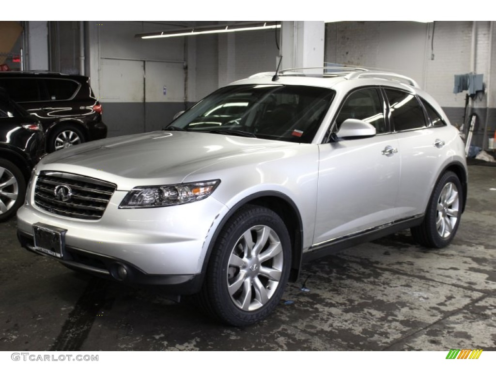 2008 FX 35 AWD - Liquid Platinum Metallic / Graphite photo #1