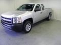 2012 Silver Ice Metallic Chevrolet Silverado 1500 Work Truck Extended Cab  photo #3