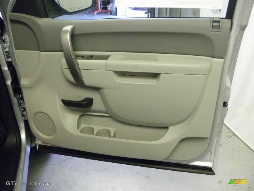 2012 Chevrolet Silverado 1500 Work Truck Extended Cab Dark Titanium Door Panel Photo #54968314