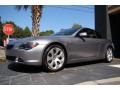 2005 Stratus Grey Metallic BMW 6 Series 645i Convertible  photo #39