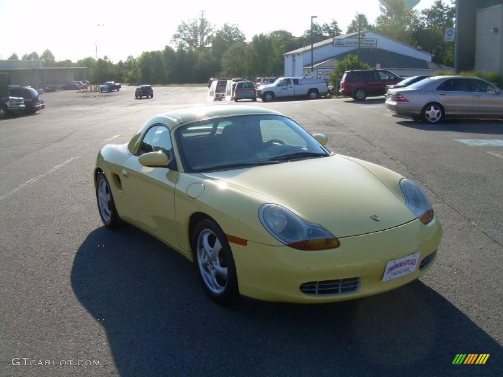 1997 Boxster  - Pastel Yellow / Graphite Grey photo #2