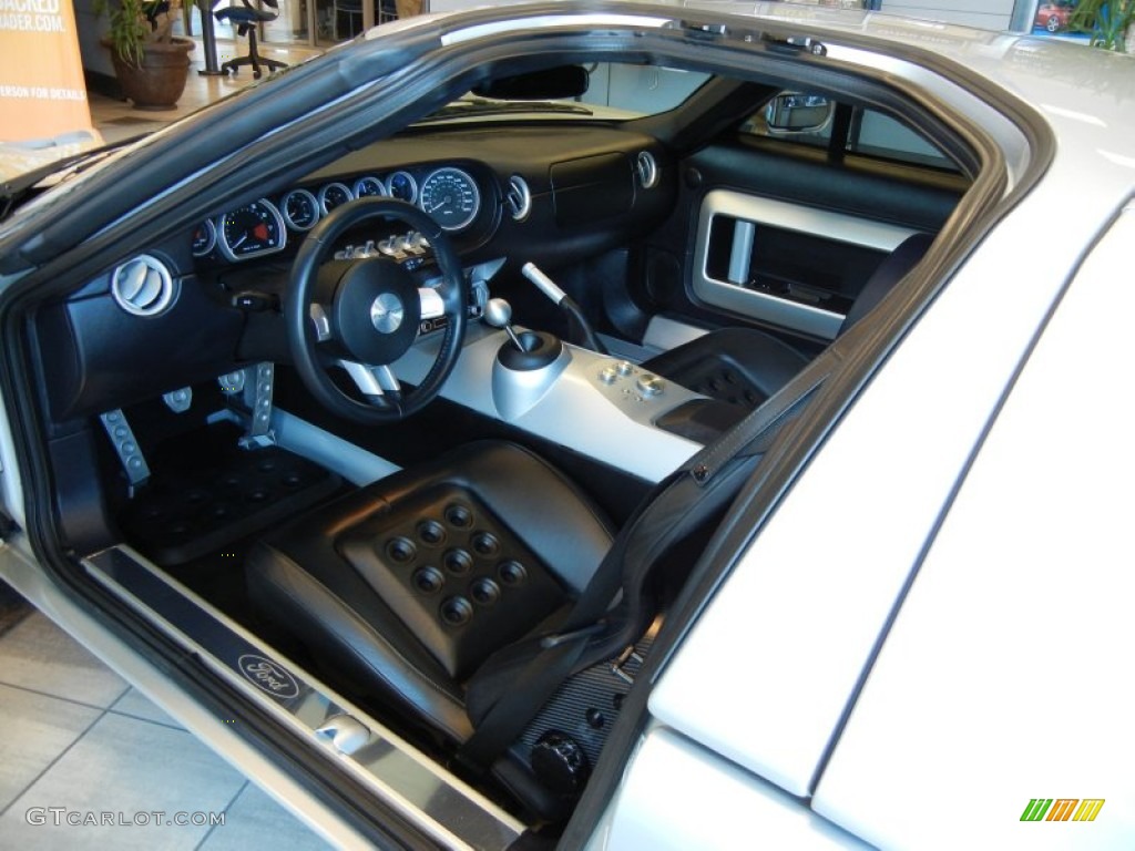 Ebony Black Interior 2005 Ford GT Standard GT Model Photo #54970123