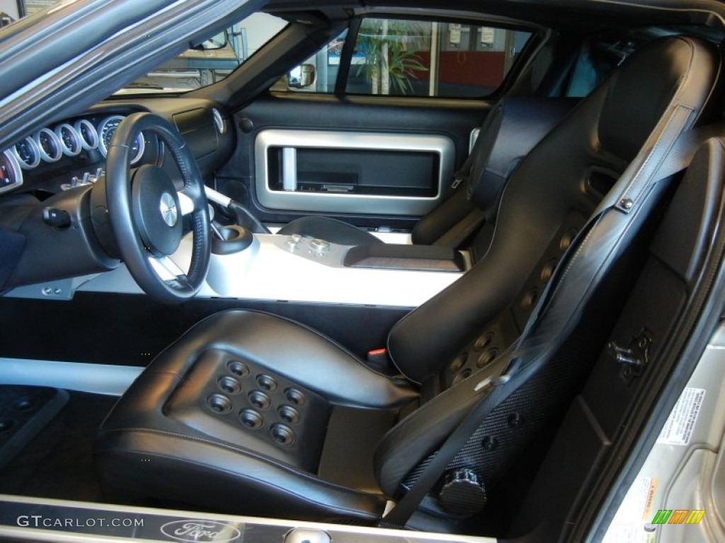 Ebony Black Interior 2005 Ford GT Standard GT Model Photo #54970168