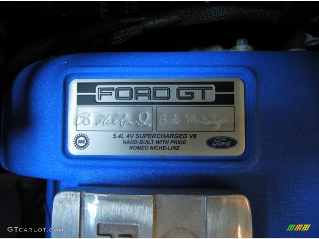 2005 Ford GT Standard GT Model Marks and Logos Photo #54970345