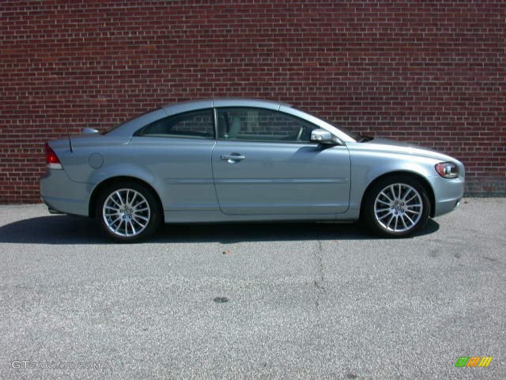 2009 C70 T5 Convertible - Celestial Blue Metallic / Calcite photo #12