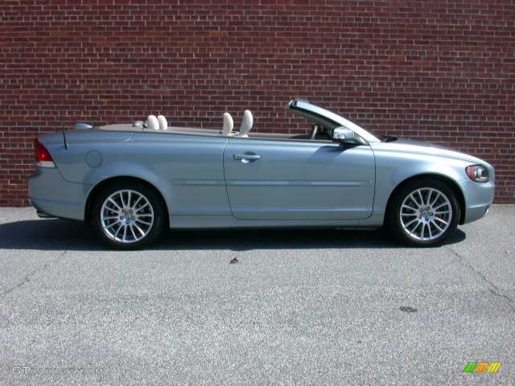 2009 C70 T5 Convertible - Celestial Blue Metallic / Calcite photo #16