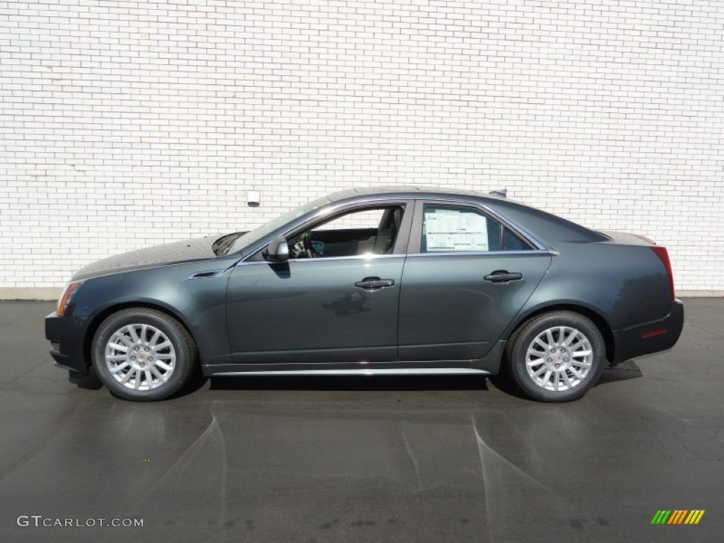 Thunder Gray ChromaFlair 2012 Cadillac CTS 4 3.0 AWD Sedan Exterior Photo #54972352