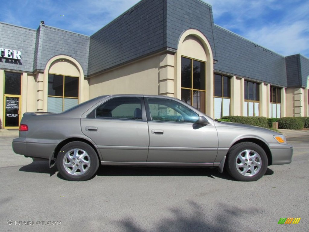 2001 Camry LE V6 - Antique Sage Pearl / Gray photo #4