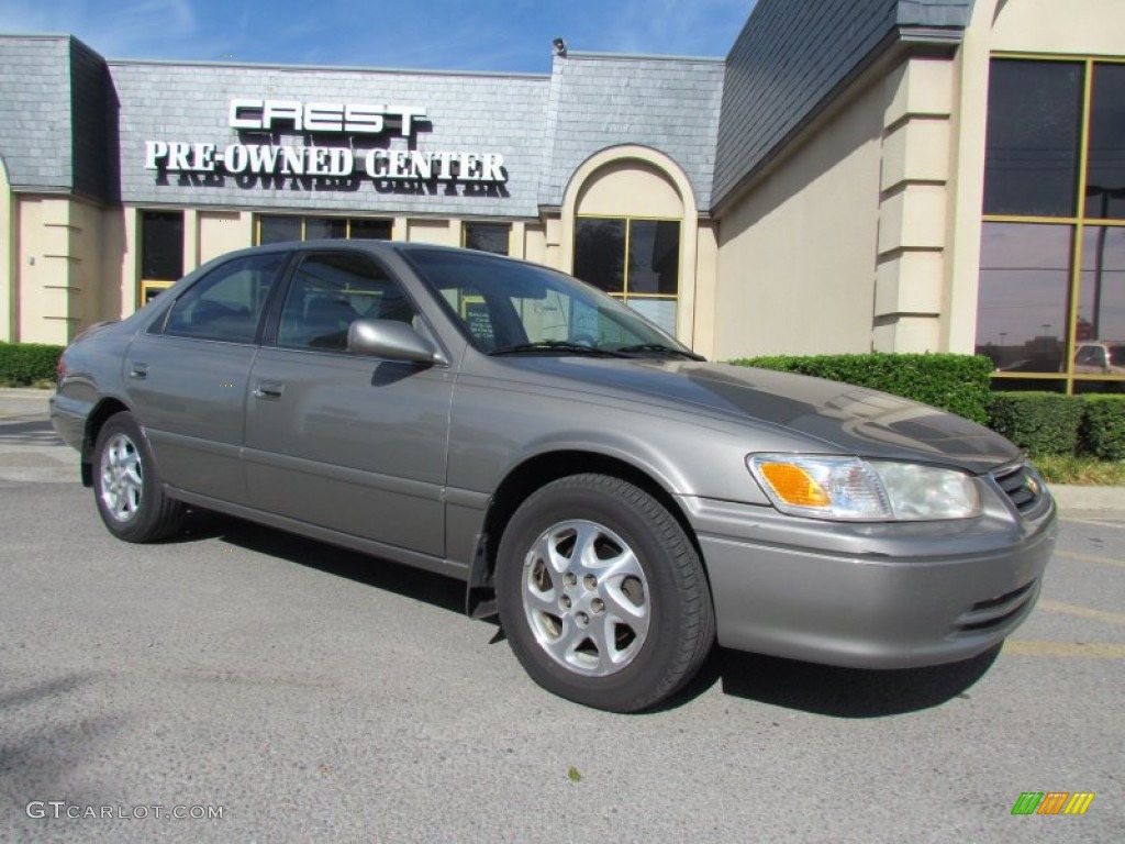 2001 Camry LE V6 - Antique Sage Pearl / Gray photo #5