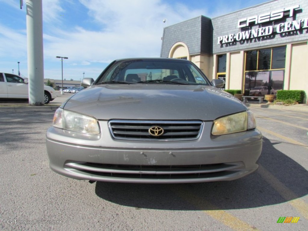 2001 Camry LE V6 - Antique Sage Pearl / Gray photo #6