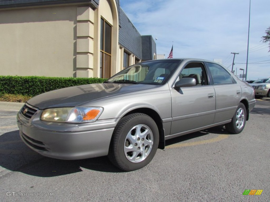 2001 Camry LE V6 - Antique Sage Pearl / Gray photo #7