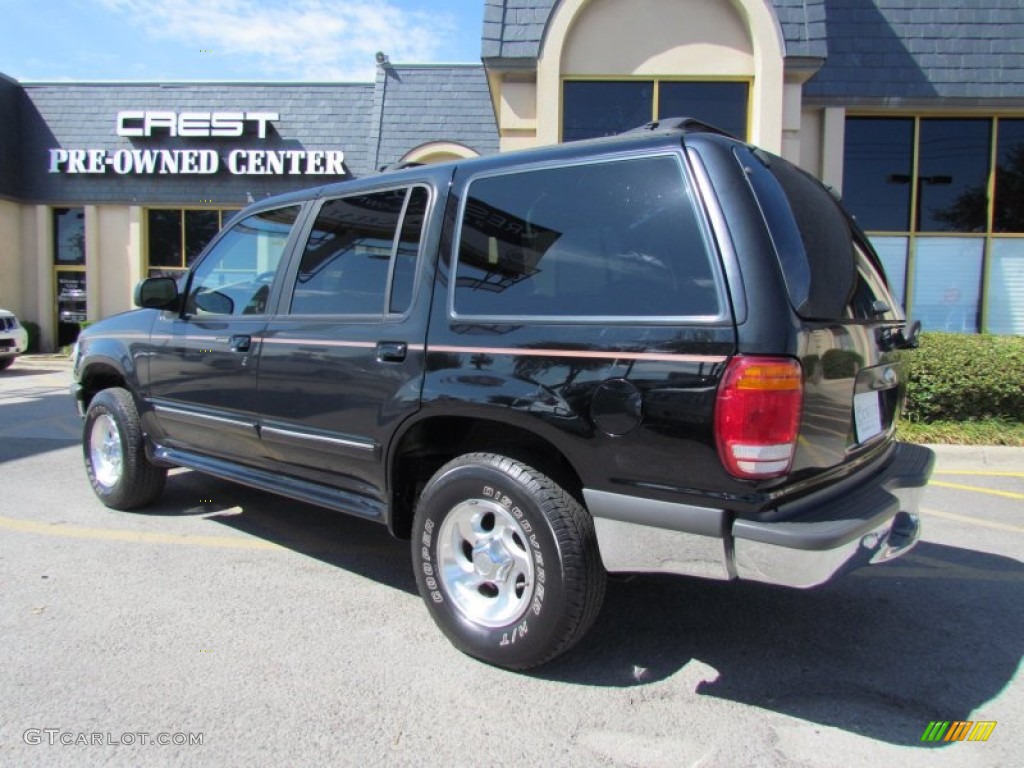 1998 Explorer XLT - Ebony Black / Medium Prairie Tan photo #2